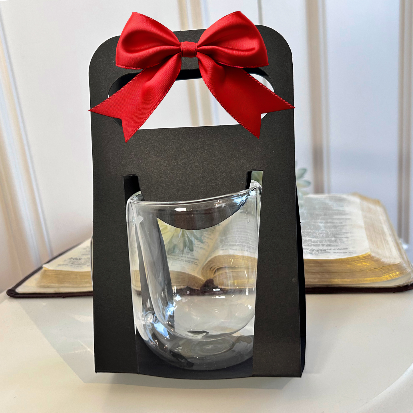 Taza Cristiana “Alégrense en el Señor Siempre” Vidrio 350ml – Regalo con Propósito